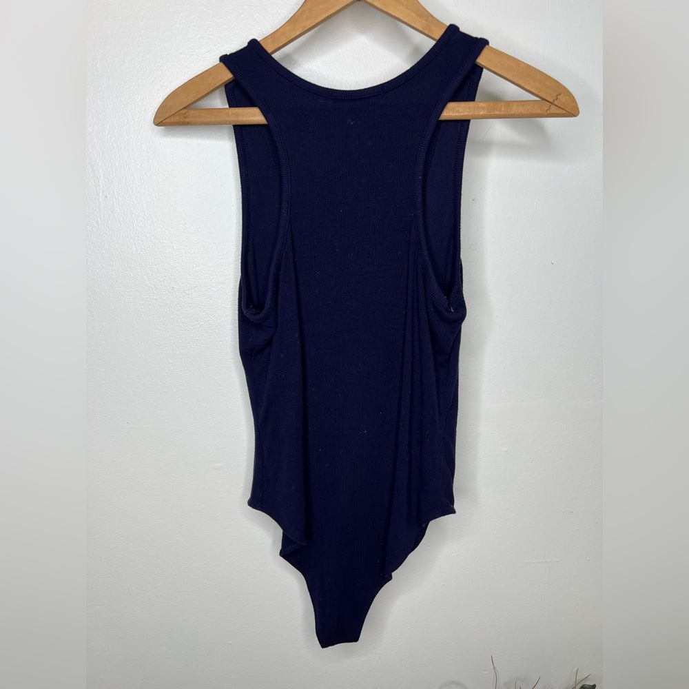 Mangopop Racerback Ribbed Bodysuit - Picture 4 of 6